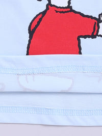 Happy Faces Boys Snoopy Printed Pure Cotton T-shirt