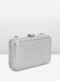 Lino Perros Stone Embellished Box Clutch