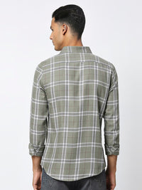 Being Human Slim Fit Tartan Checks Casual Shirt