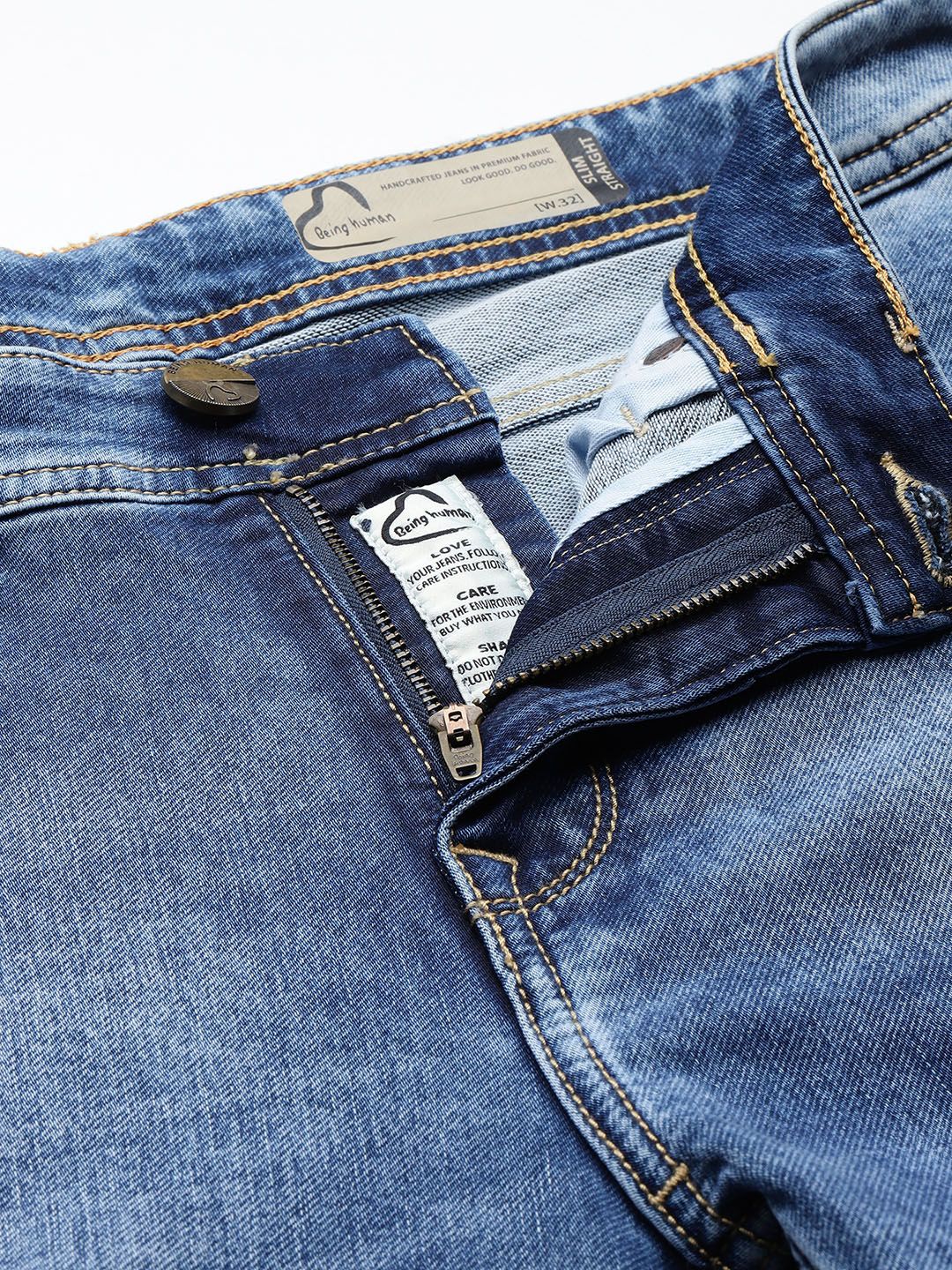 Being Human Men Slim Straight Fit Jeans