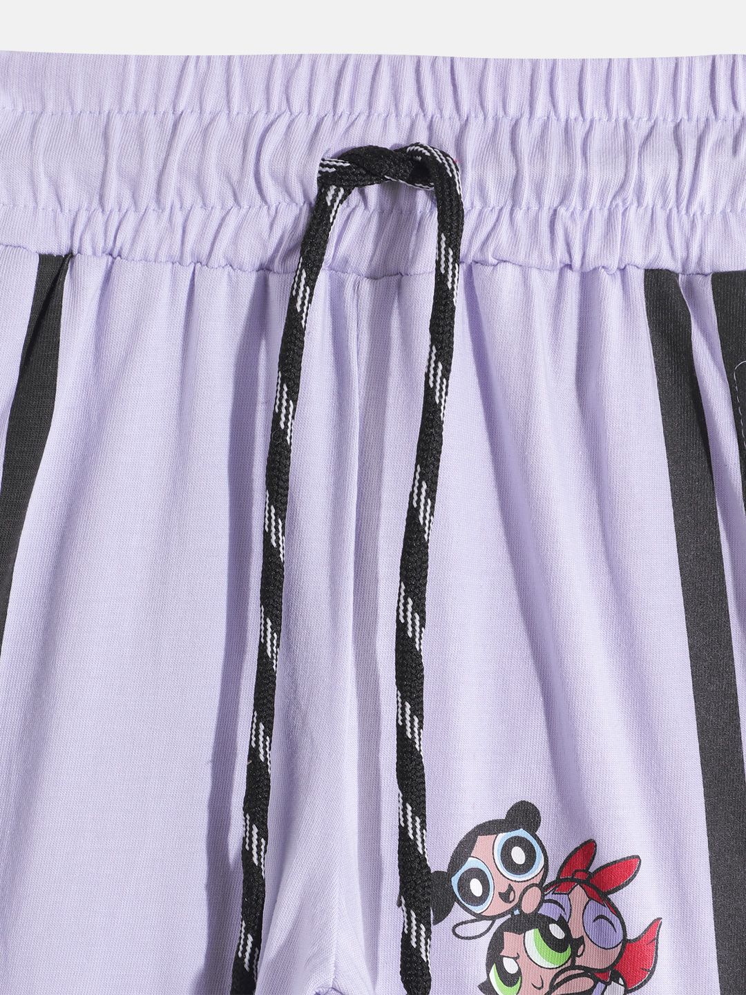 Happy Faces Girls Power Puff Girls Pleated Pure Cotton Joggers