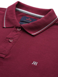 Raymond Men Polo Collar Pure Cotton T-shirt
