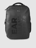 Gear Unisex Black & Fluorescent Green Brand Logo Print Parker Executive Backpack