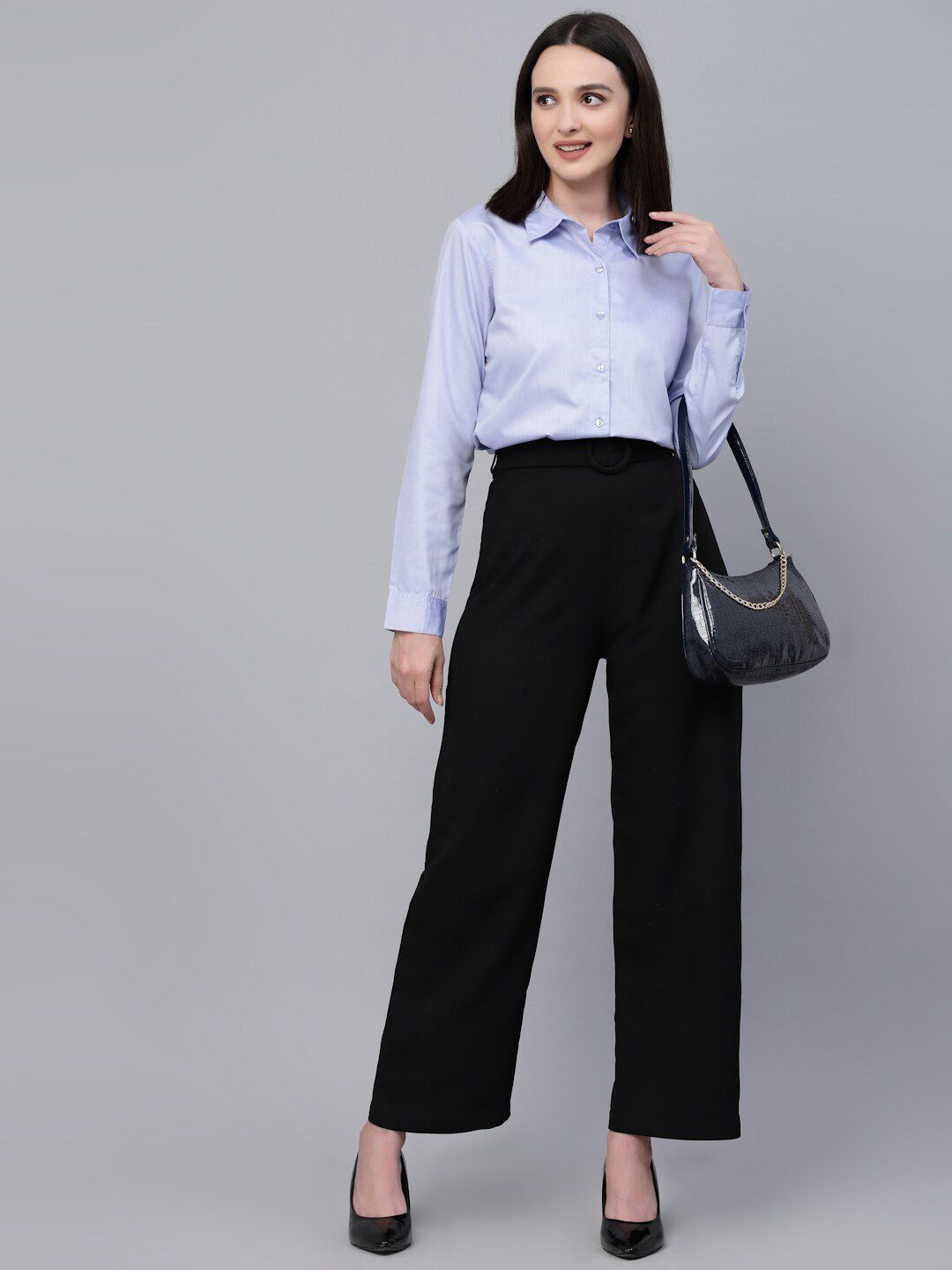Style Quotient Smart Spread Collar Formal Shirt