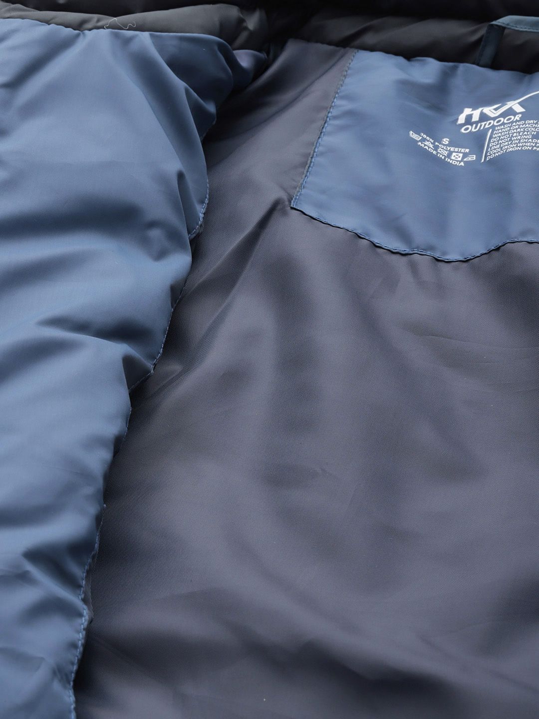 HRX by Hrithik Roshan Naturetherapy Rapid Dry Colourblocked Outdoor Padded Jacket