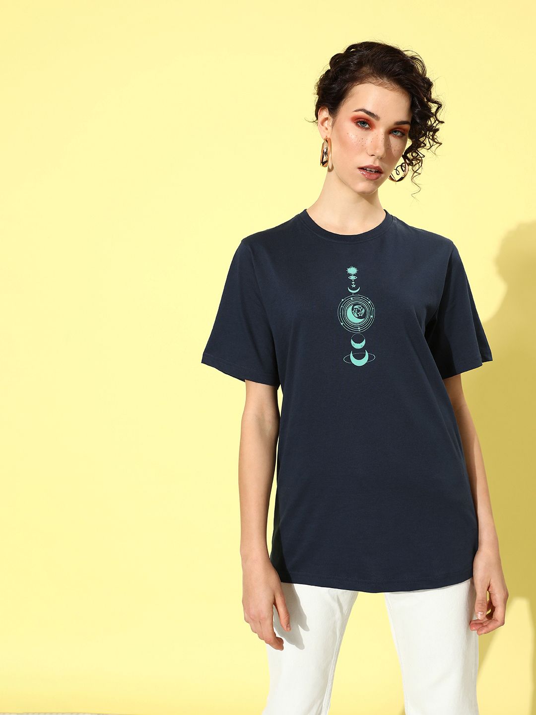 DILLINGER Pure Cotton Printed Oversize T-shirt