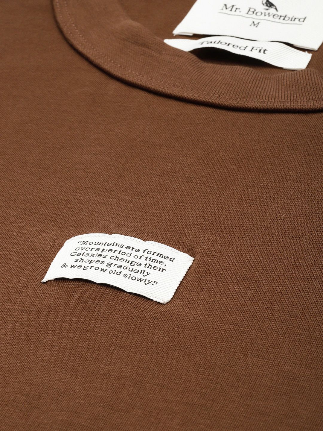 Mr Bowerbird Round Neck Tailored Fit Philsosophy Muscle T-shirt