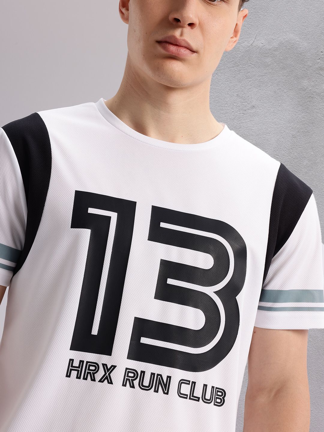 HRX by Hrithik Roshan Typography Printed Detail Regular Fit Rapid-Dry Running T-shirt