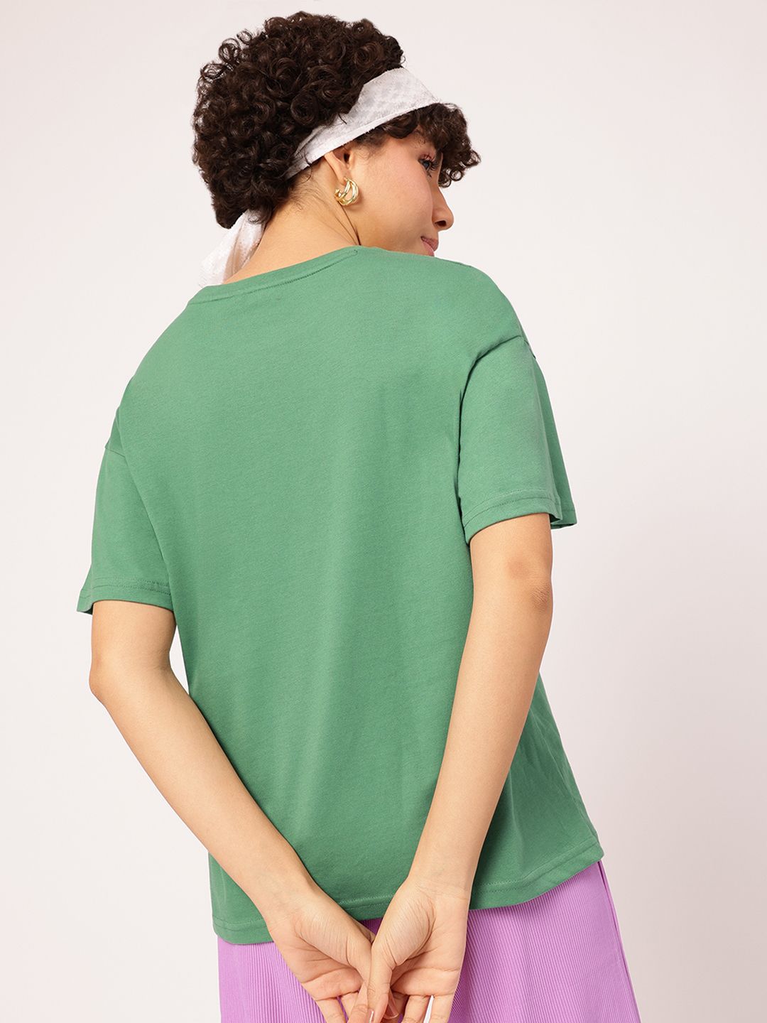 DressBerry Vibe Check Printed T-shirt