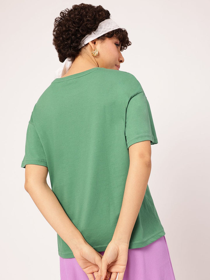 DressBerry Vibe Check Printed T-shirt