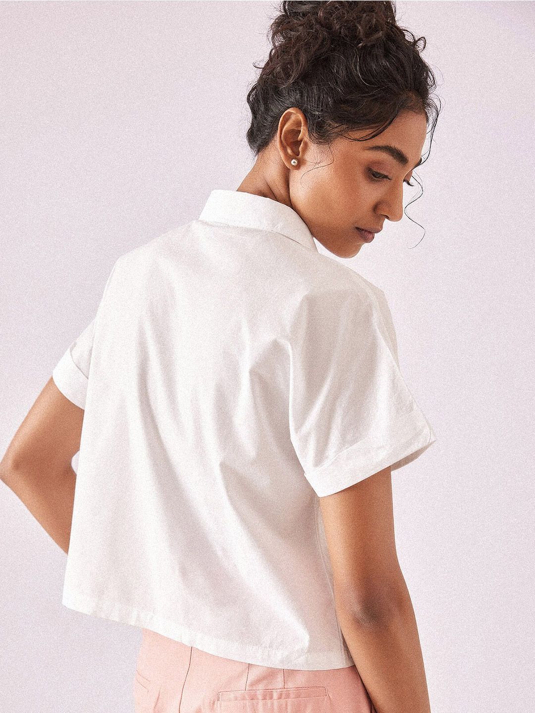 The Label Life Extended Sleeves Casual Boxy Fit  Shirt