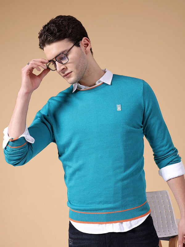 The Indian Garage Co Long Sleeves Acrylic Pullover Sweater