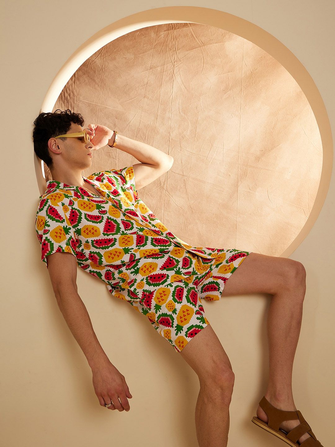 DENNISON The Vacay Mode Printed Shirt & Shorts