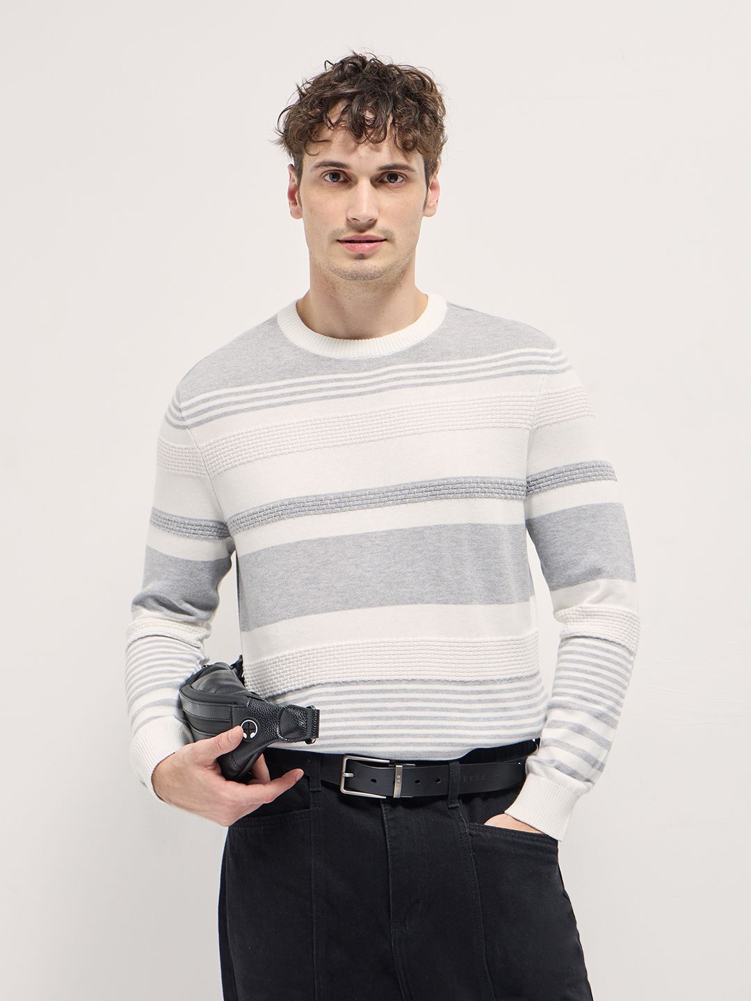 THE BEAR HOUSE Men Striped T-shirt
