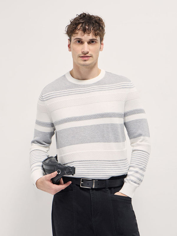 THE BEAR HOUSE Men Striped Pullover
