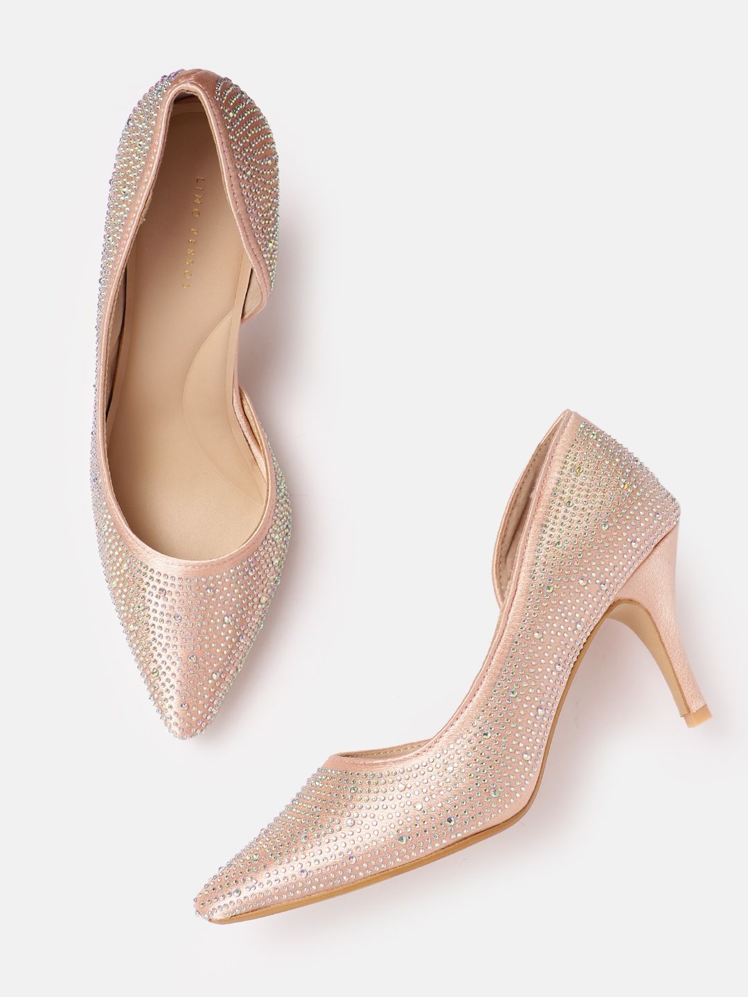 Lino Perros Embellished Party Slim Heeled Pumps