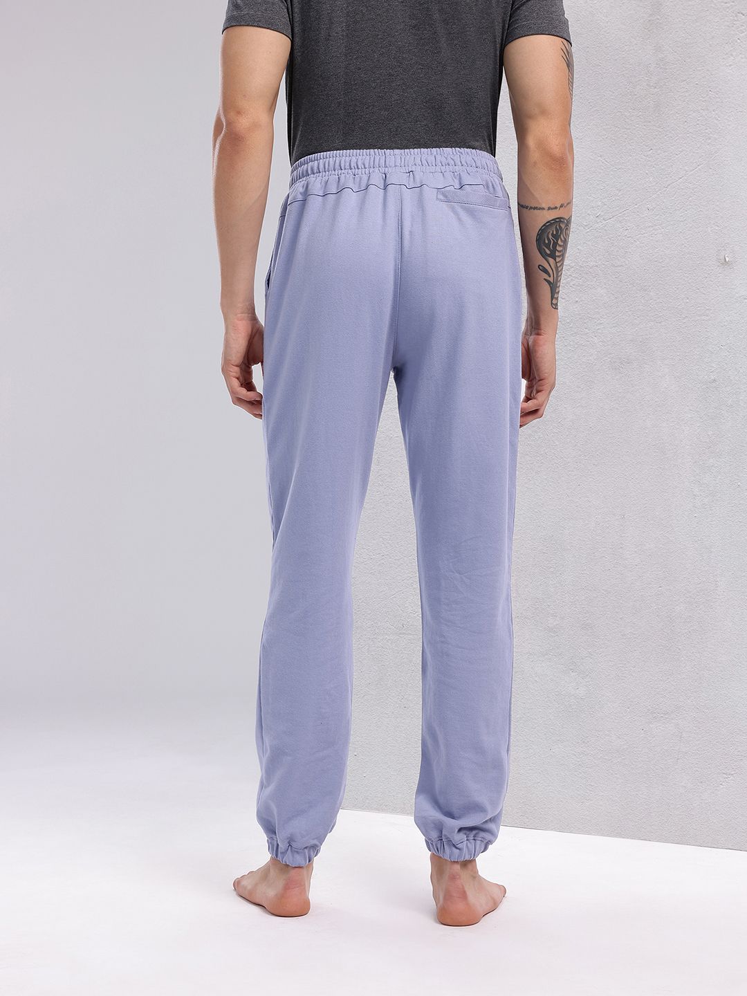 HRX by Hrithik Roshan Men Taping-Detail Yoga Joggers