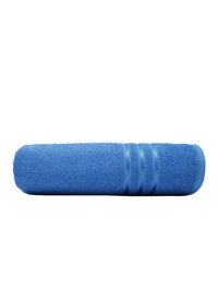 MYTRIDENT Blue 400 GSM Pure-Cotton Bath Towel