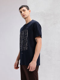 HRX by Hrithik Roshan Printed Pure Cotton Yoga T-shirt