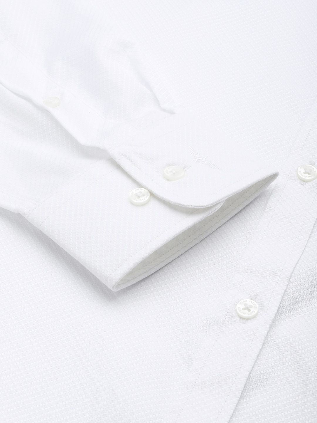 Park Avenue Slim Fit Textured Formal Shirt