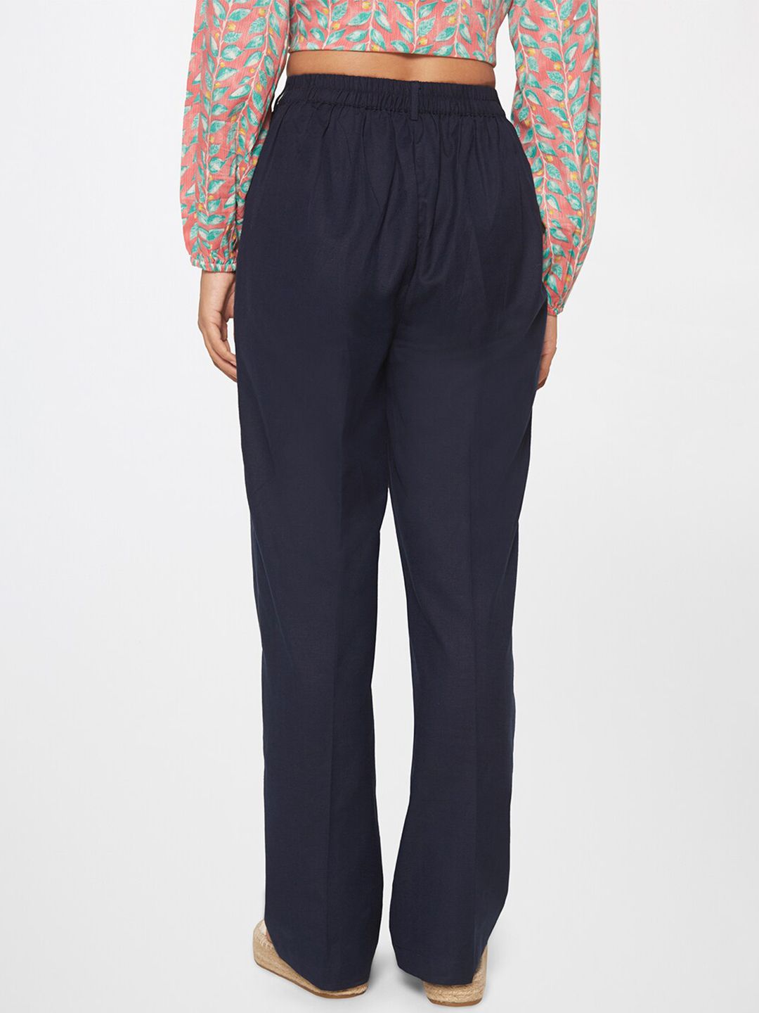 Global Desi Women Straight Fit Trousers