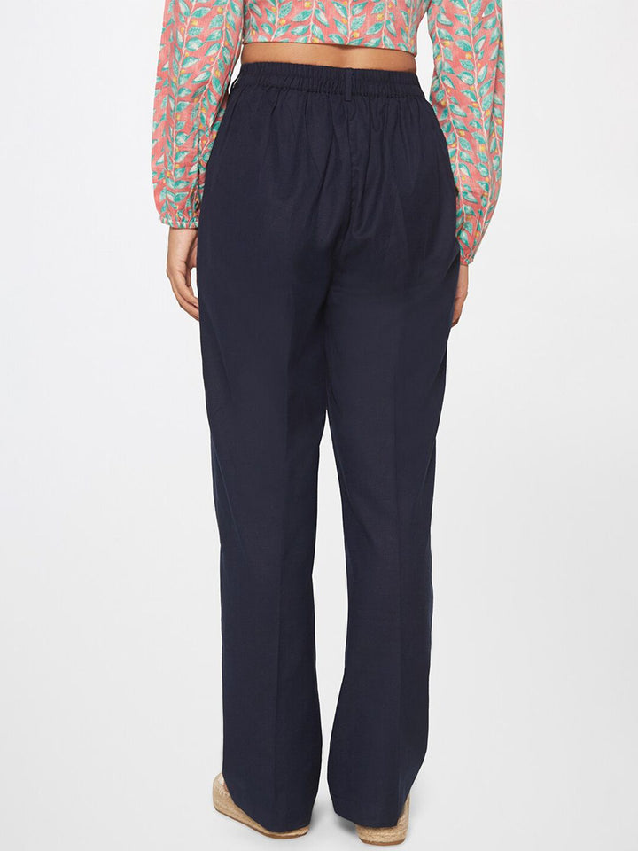 Global Desi Women Straight Fit Trousers