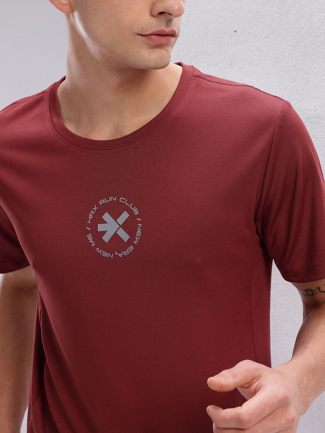 HRX by Hrithik Roshan Brand Logo Print Running T-shirt