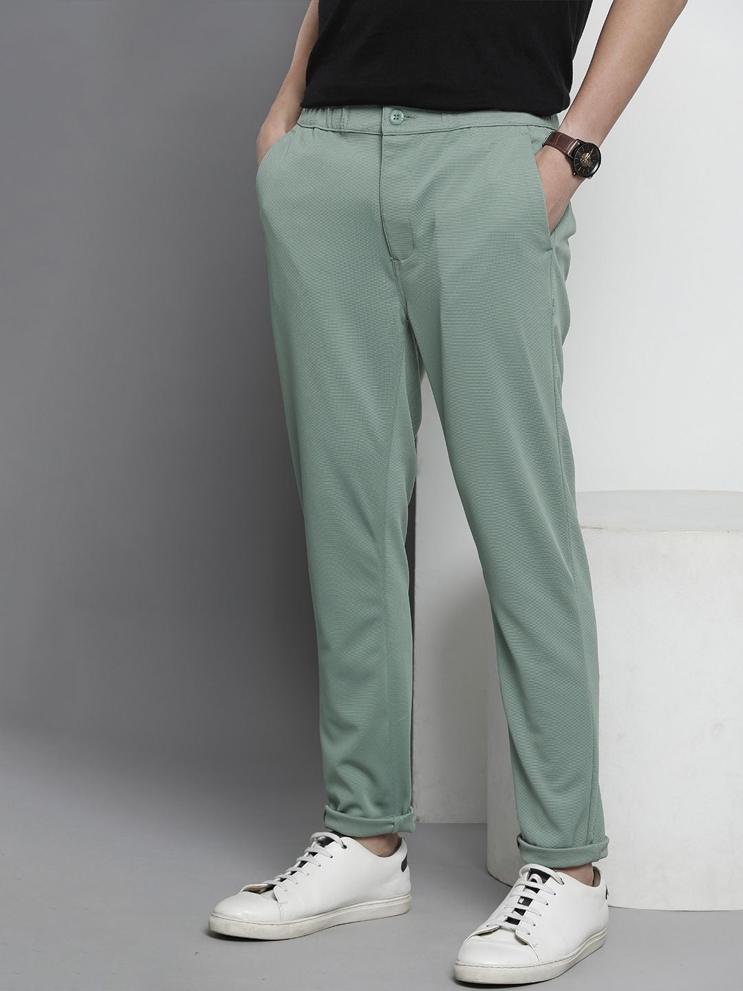 The Indian Garage Co Slim Fit Chinos Trousers