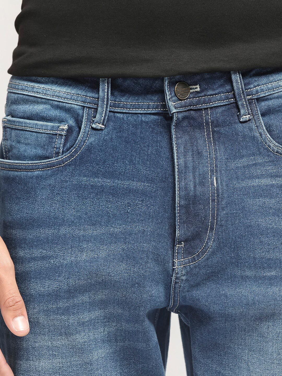 RARE RABBIT Men Polin Regular Fit Cotton Jeans