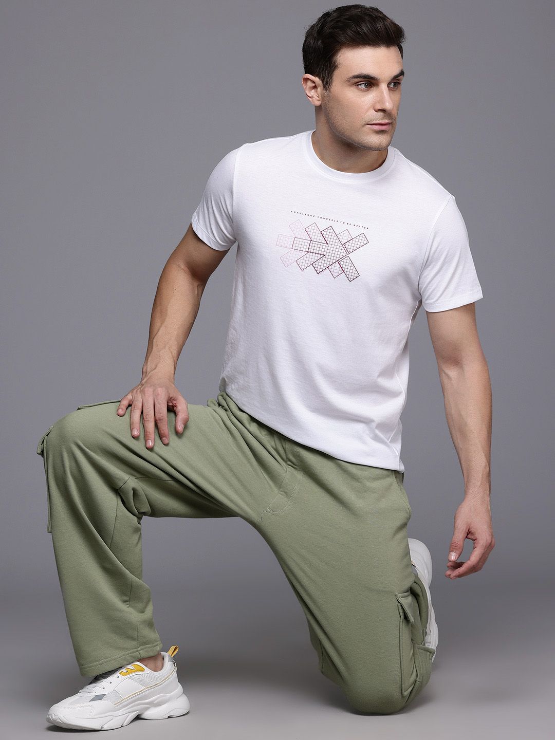 HRX by Hrithik Roshan Lifestyle Brand Logo Printed T-shirt