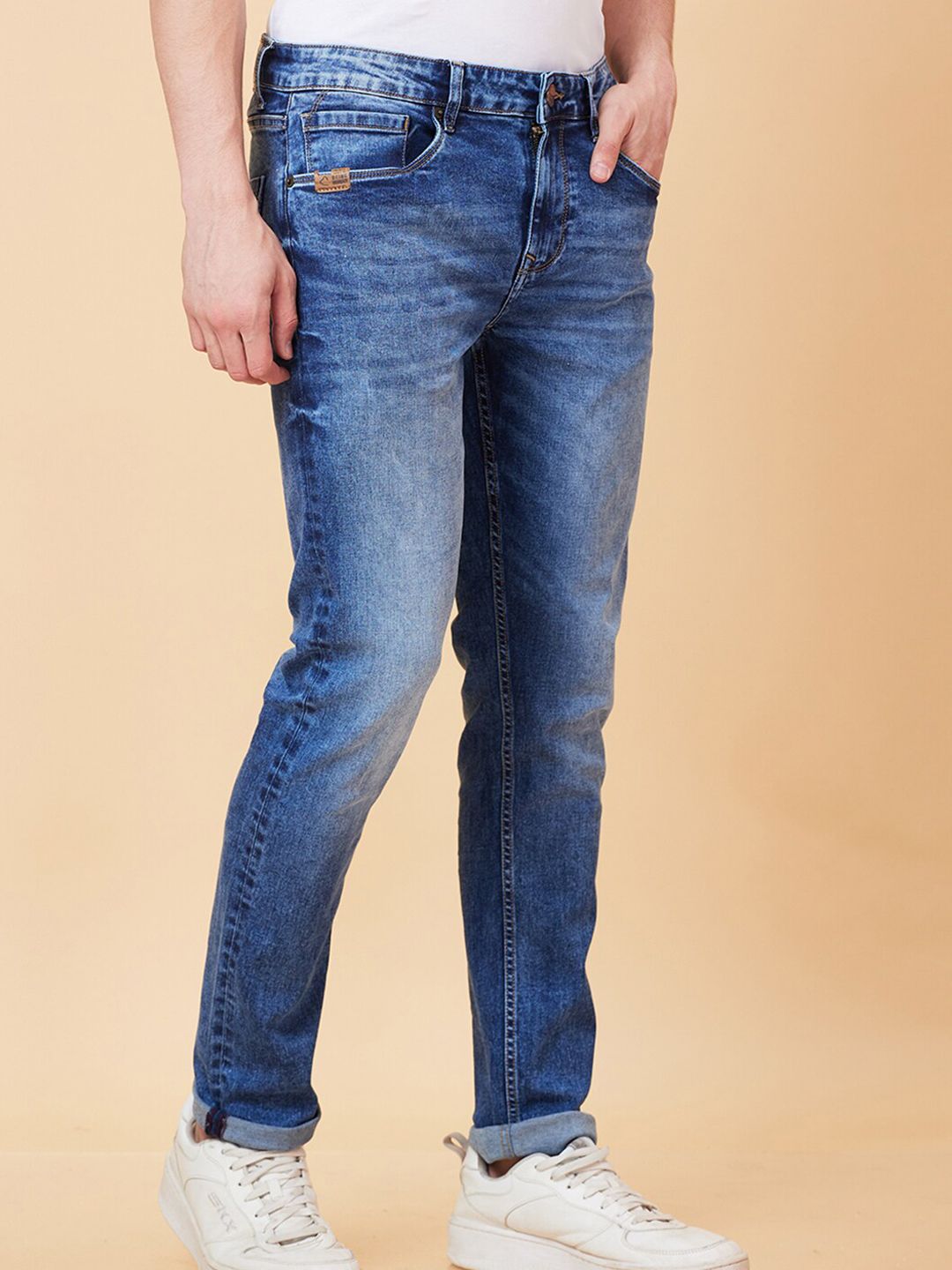 Being Human Men Slim Fit Heavy Fade Jeans