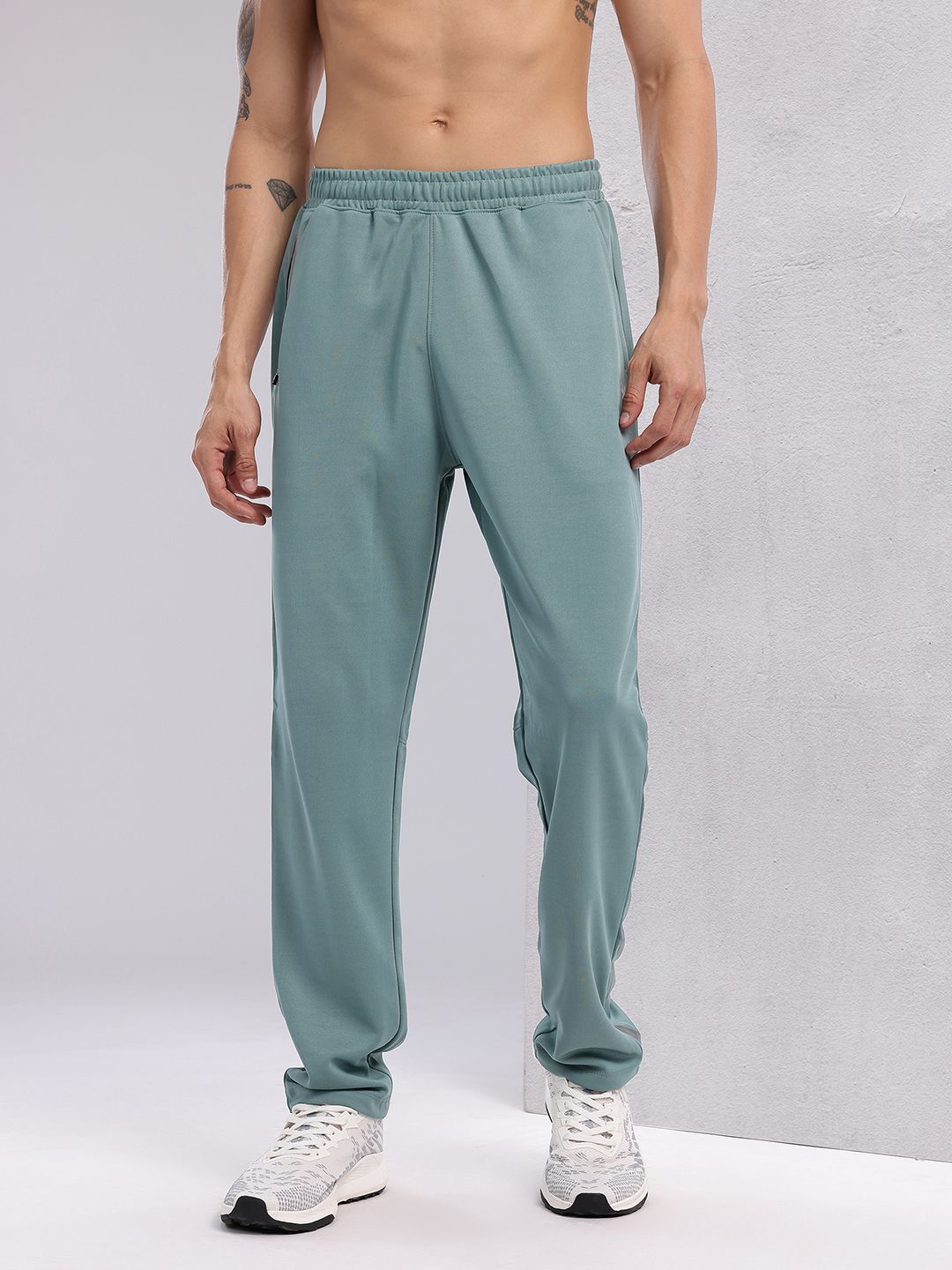 HRX by Hrithik Roshan Men Mid-Rise Rapid-Dry Running Track Pants