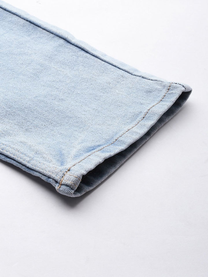 The Indian Garage Co Men Straight Fit Stretchable Jeans