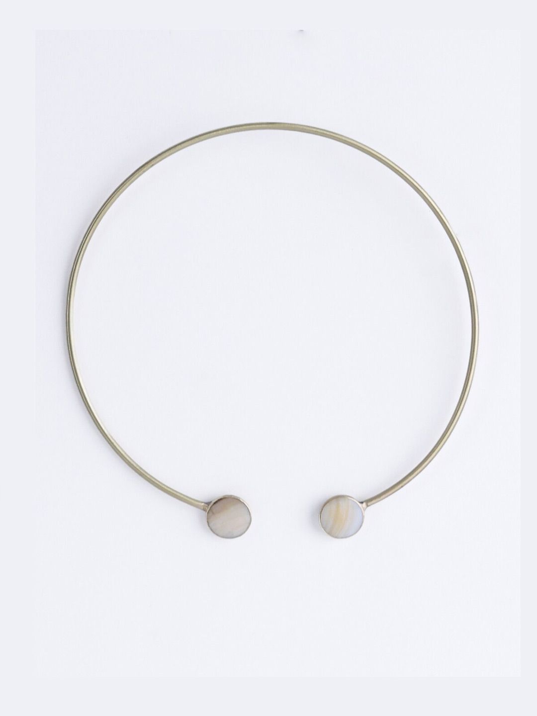 VOGUE PANASH Gold-Plated Mother of Pearl Necklace