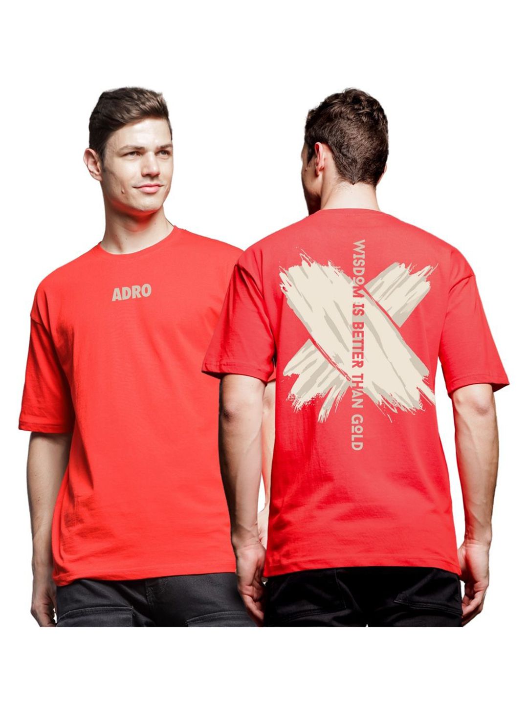 ADRO Men Raw Edge T-shirt
