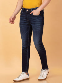 Being Human Men Slim Fit Mid-Rise Light Fade Jeans