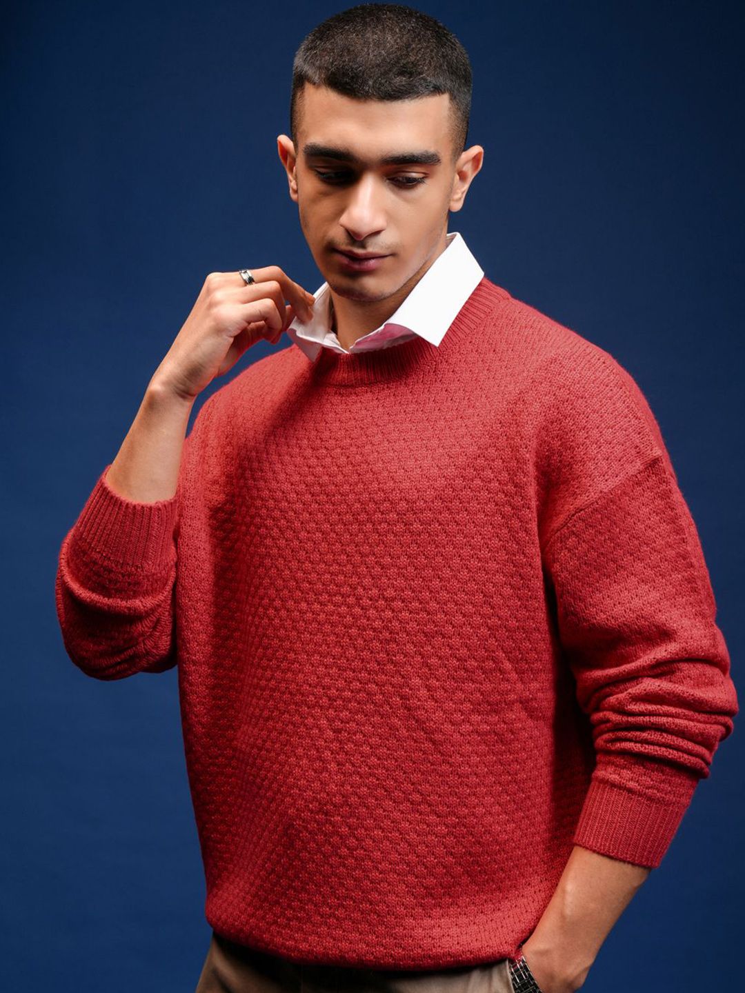HIGHLANDER Men Round Neck Pullover