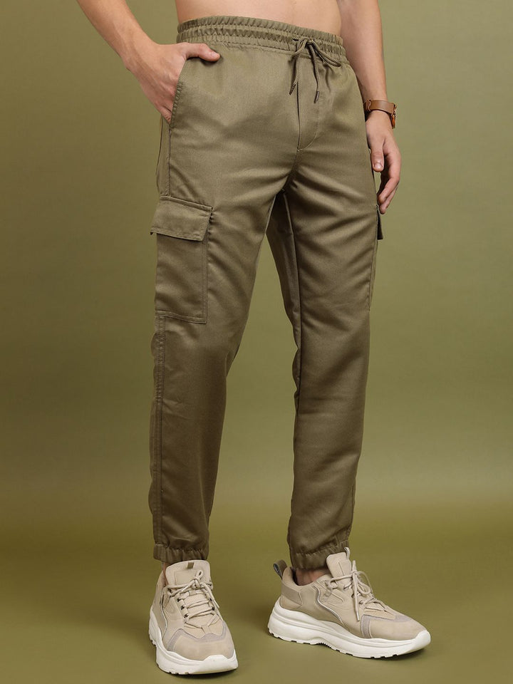 HIGHLANDER Men Slim Cargo Jogger Trousers