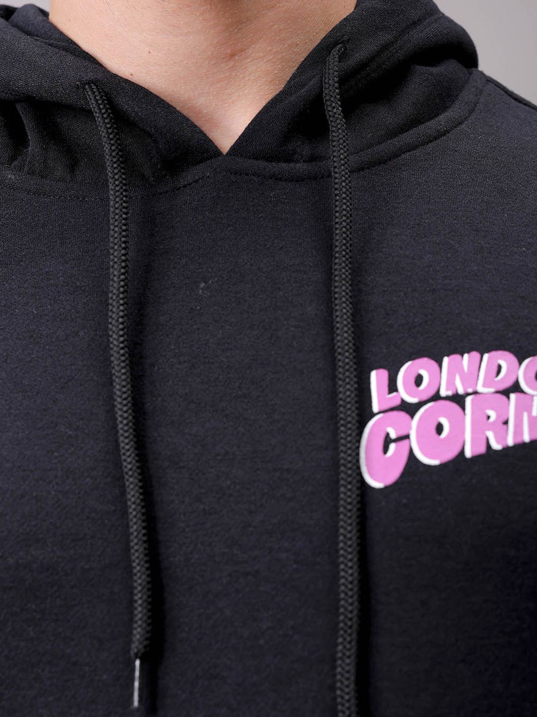 The Indian Garage Co Men Printed Hooded Sweatshirt