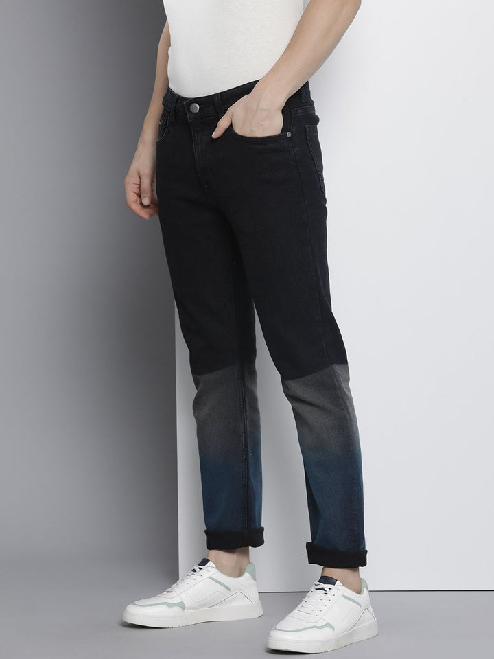 The Indian Garage Co Men Slim Fit Ombre Jeans