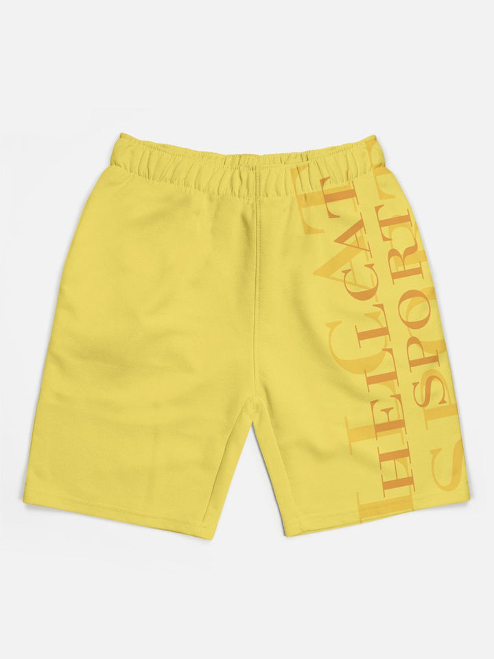 HELLCAT Pack of 5 Boys Trendy Printed Mid Rise Cotton Shorts