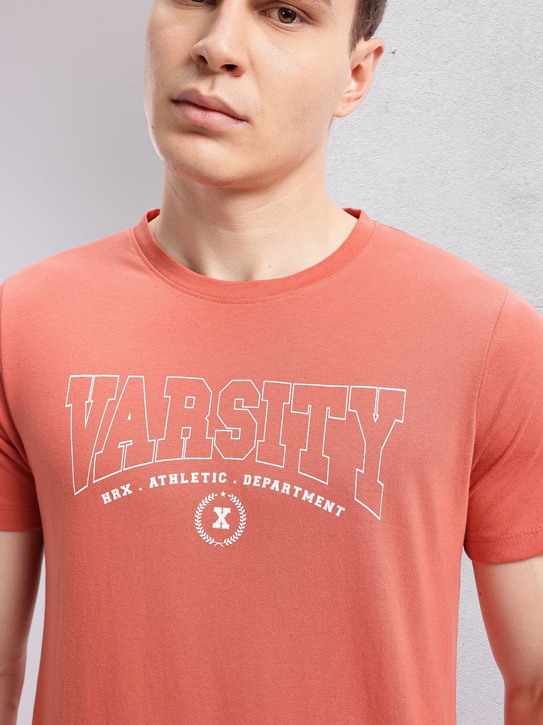 HRX by Hrithik Roshan Typography Printed T-shirt