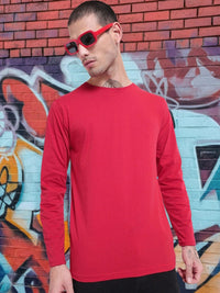 Bewakoof Men Solid Round Neck Pure Cotton T-shirt