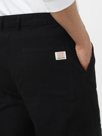 Urbano Fashion Men Loose Baggy Fit Solid Cargo Chino Pant with 6 Pockets Non-Stretchable