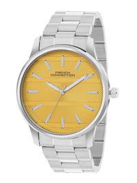 French Connection Men Embellished Dial & Stainless Steel Bracelet Style Straps Analogue Watch FCN091YSM