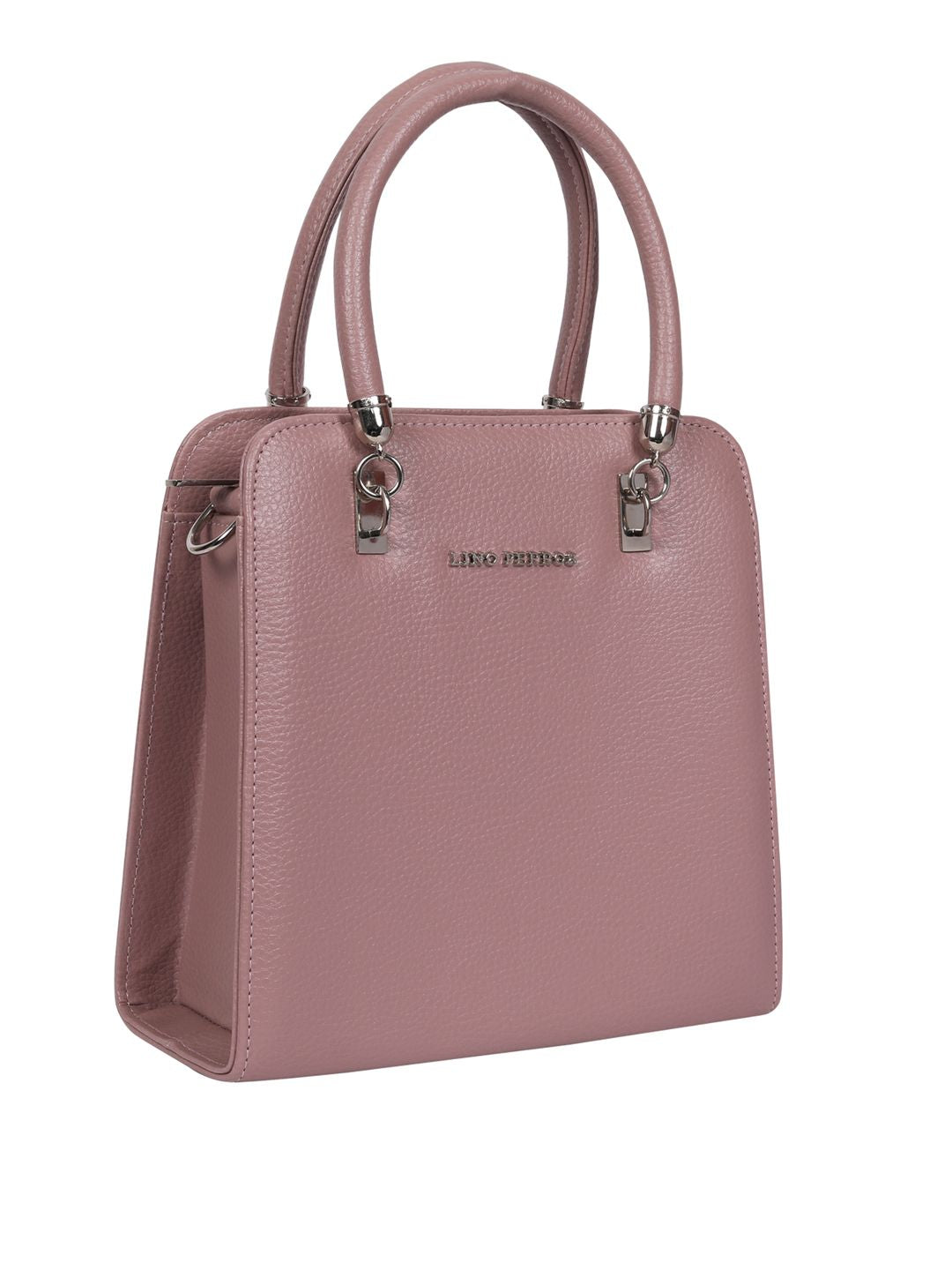 Lino Perros Dusty Pink Solid Handheld Bag