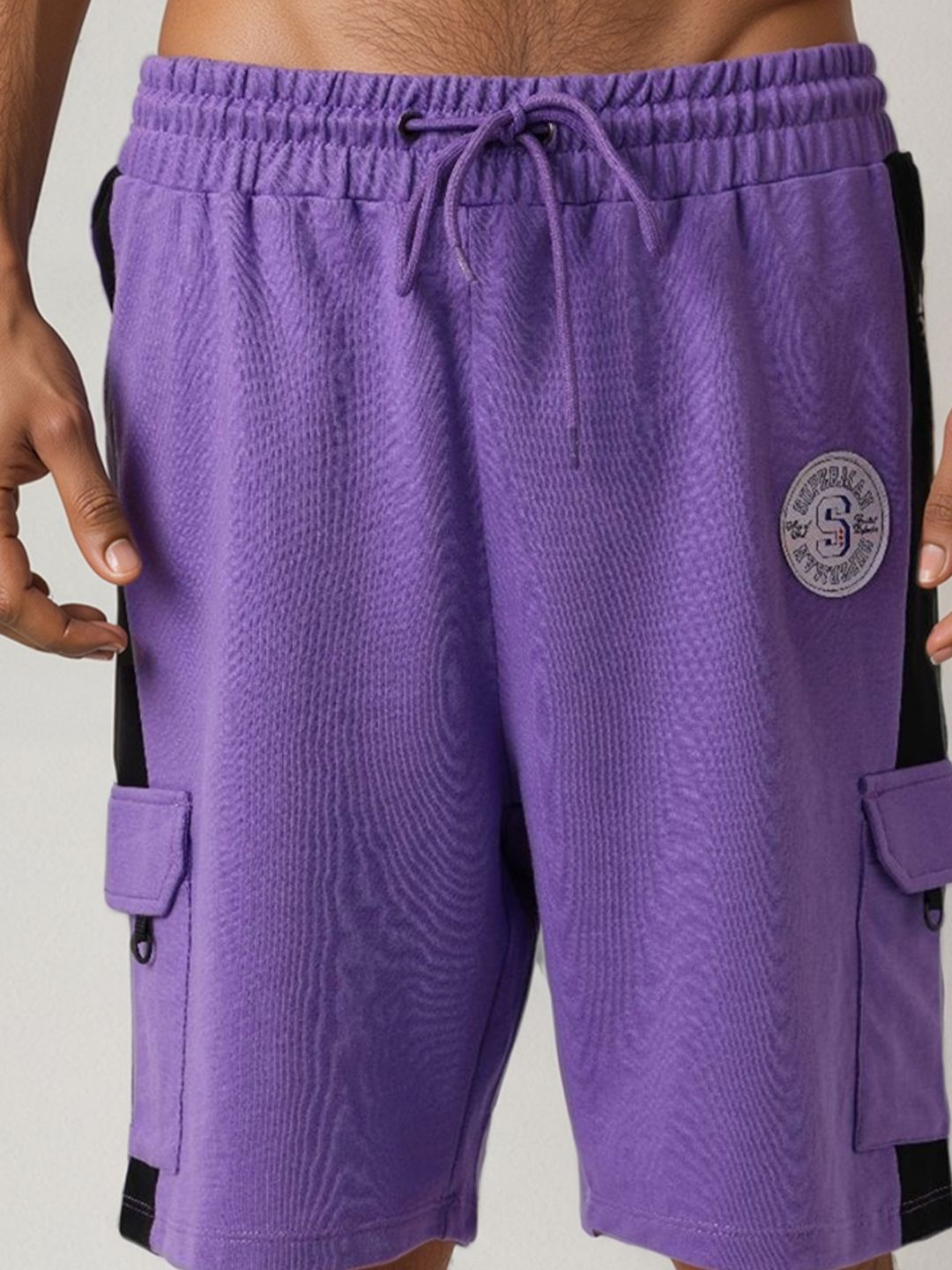 The Indian Garage Co. Men Superman Printed Oversized Fit Shorts