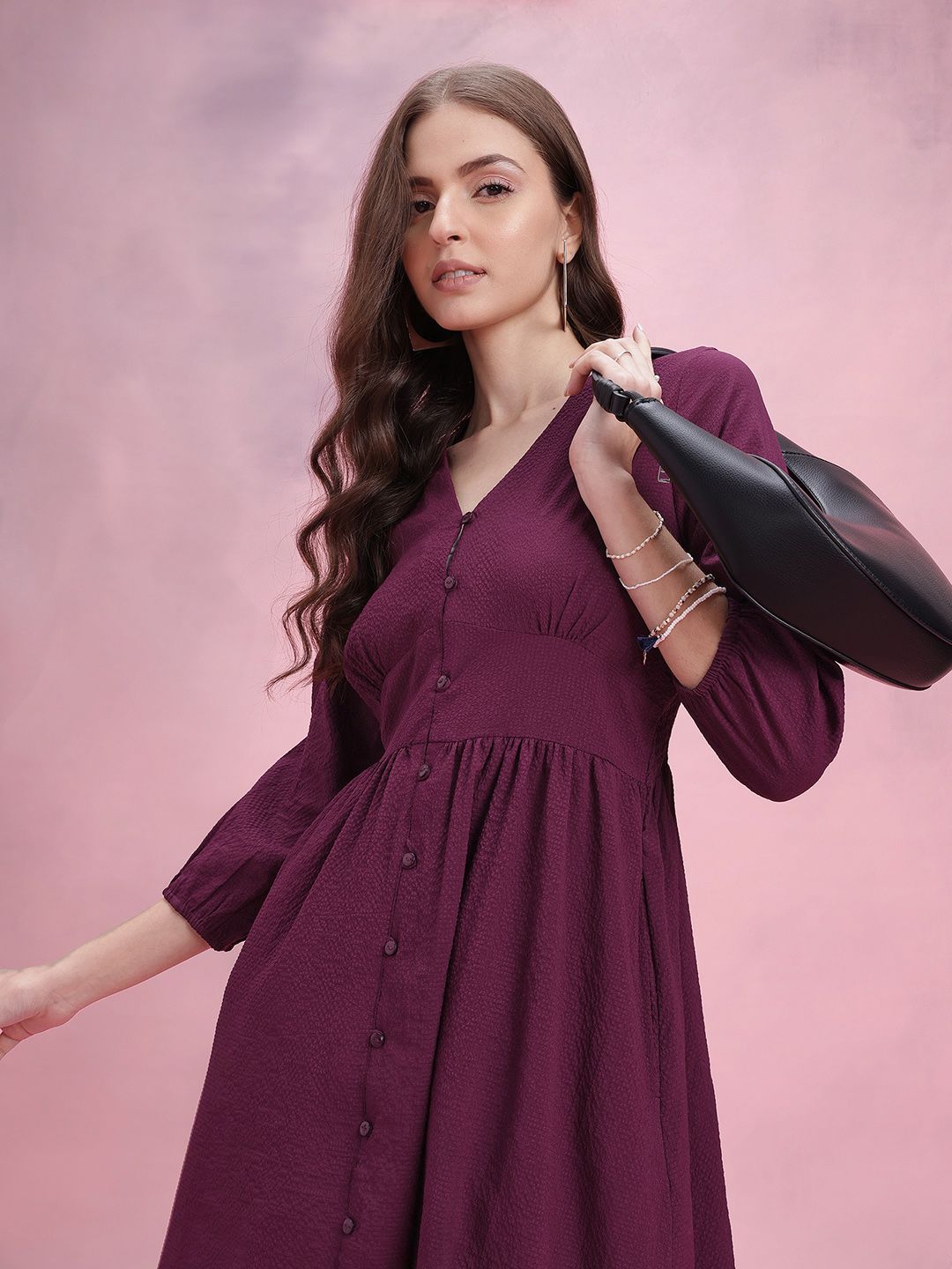 DressBerry A-Line Midi Dress