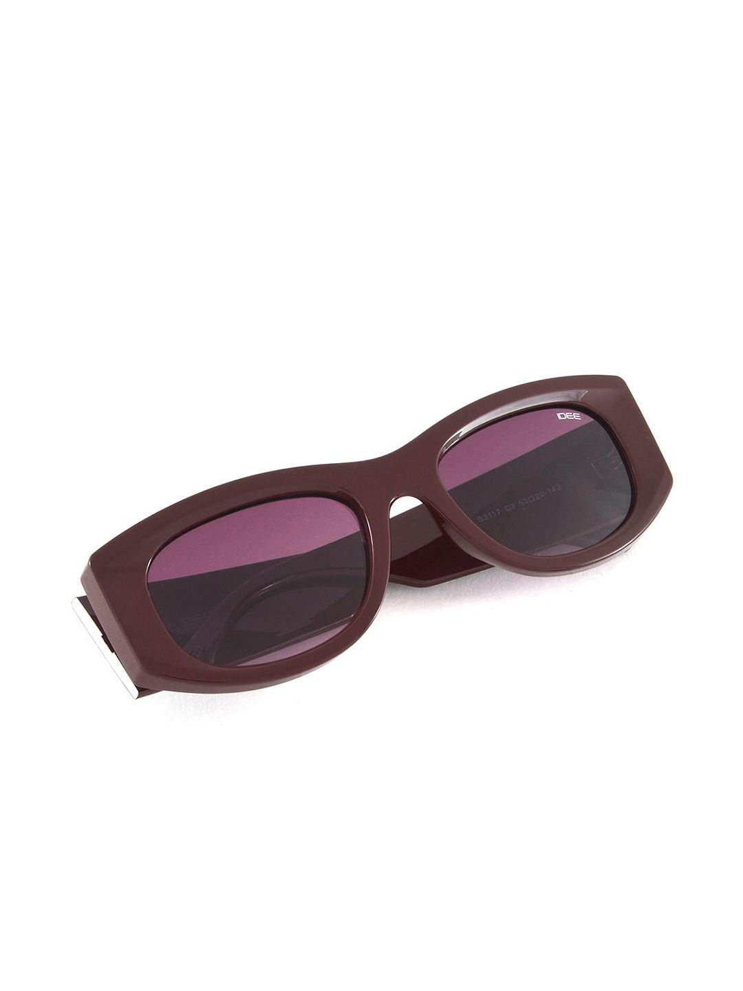 Idee Wanita Cermin mata hitam bujur dengan lensa lensa UV IDS3117C3SG
