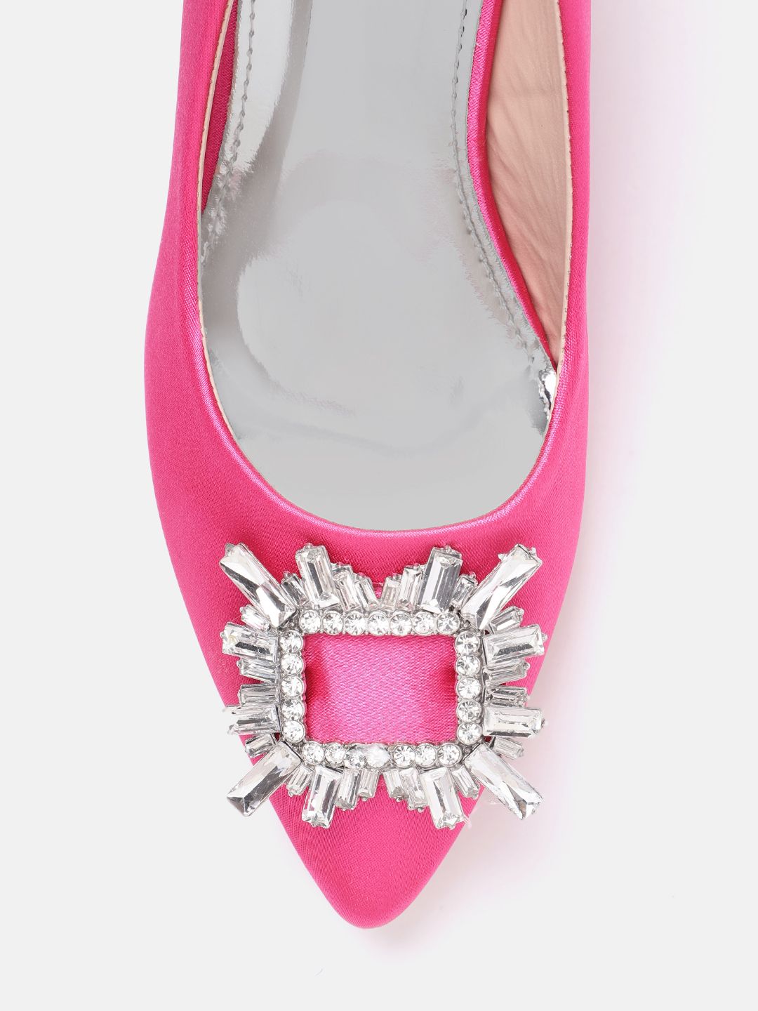 Lino Perros Women Stones Embellished Party Slim Heel Pumps